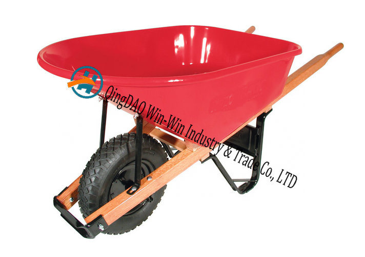 Total Control 6 Cubic Foot Poly Wheelbarrow with