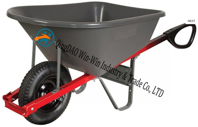 Total Control 6 Cubic Foot Steel Wheelbarrow with